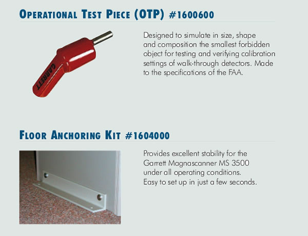 MS3500安檢門結構示意圖