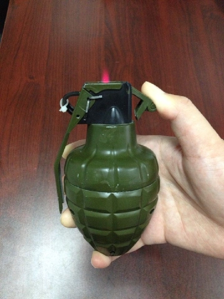 新疆博樂發現手雷式打火機[圖]